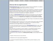 Tablet Screenshot of megadiagnostico.com.ar
